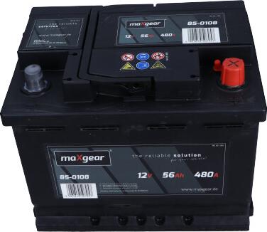 Maxgear 556400048 D722 - Стартерна акумуляторна батарея, АКБ autocars.com.ua