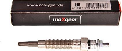 Maxgear 66-0012 - Свічка розжарювання autocars.com.ua