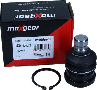 Maxgear 72-3622 - Шаровая опора, несущий / направляющий шарнир avtokuzovplus.com.ua