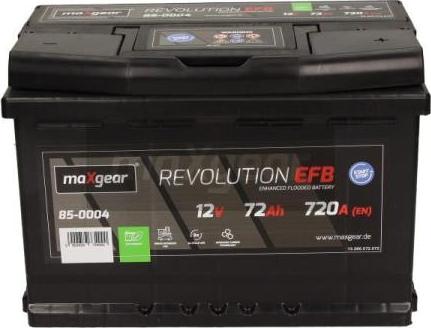Maxgear 85-0004 - Стартерная аккумуляторная батарея, АКБ autodnr.net