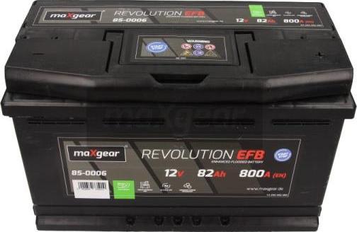 Maxgear 85-0006 - Стартерная аккумуляторная батарея, АКБ autodnr.net
