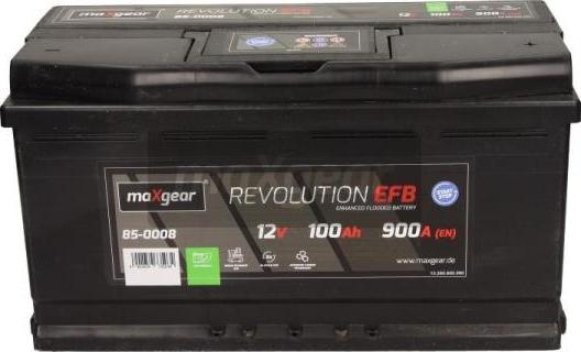 Maxgear 85-0008 - Стартерная аккумуляторная батарея, АКБ autodnr.net