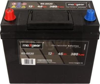 Maxgear 85-0020 - Стартерная аккумуляторная батарея, АКБ autodnr.net