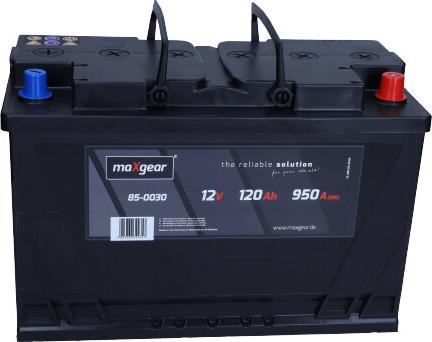 Maxgear 85-0030 - Стартерная аккумуляторная батарея, АКБ avtokuzovplus.com.ua