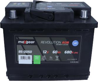 Maxgear 85-0050 - Стартерна акумуляторна батарея, АКБ autocars.com.ua
