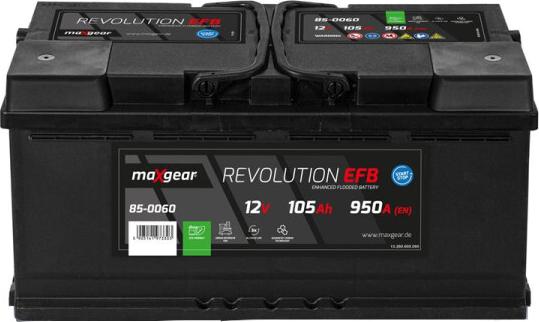 Maxgear 85-0060 - Стартерна акумуляторна батарея, АКБ autocars.com.ua