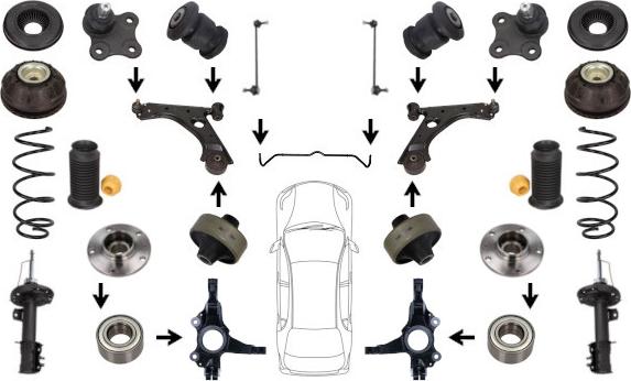 Maxgear MAX06 - Підвіска колеса autocars.com.ua