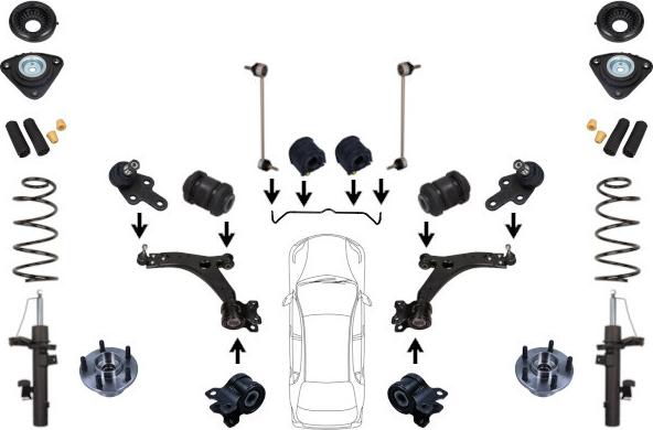 Maxgear MAX09 - Підвіска колеса autocars.com.ua