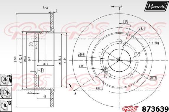 Maxtech 70160093 - Комплект направляючої гільзи autocars.com.ua