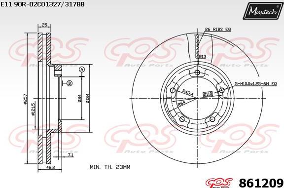 Maxtech 70160113 - Комплект направляющей гильзы autodnr.net