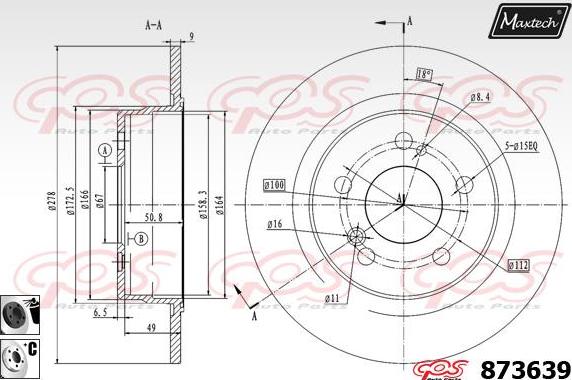 Maxtech 70160119 - Комплект направляючої гільзи autocars.com.ua