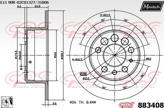 Maxtech 72718039 - Элемент управления, стояночная тормозная система autodnr.net