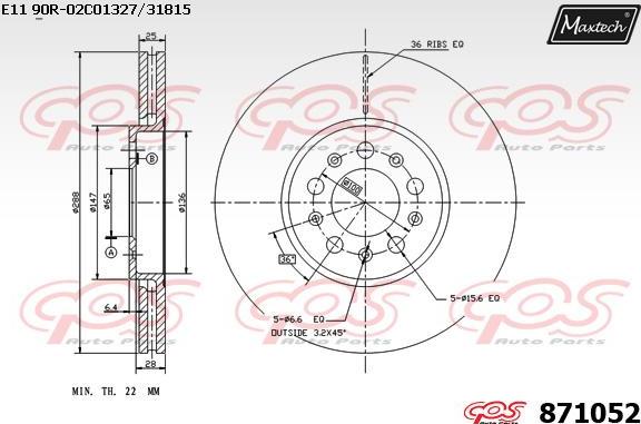 Maxtech 72932010 - Поршень, корпус скоби гальма autocars.com.ua