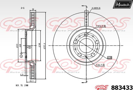 Maxtech 72940010 - Поршень, корпус скобы тормоза autodnr.net