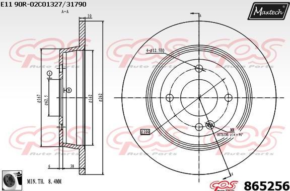 Maxtech 72940022 - Поршень, корпус скоби гальма autocars.com.ua