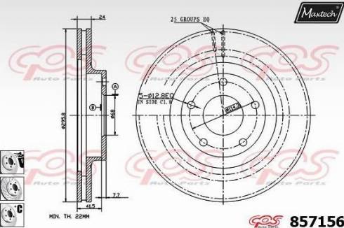 BOSCH 0986AB6385 - Гальмівний диск autocars.com.ua