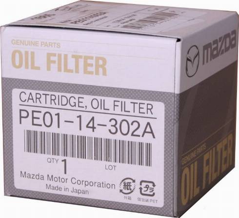 MAZDA PE01-14-302A 9A - Масляный фильтр autodnr.net