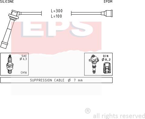 MDR EPS-1499 005 - Комплект проводів запалювання autocars.com.ua