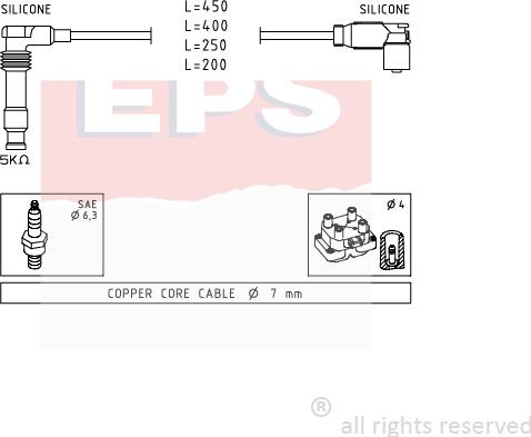 MDR EPS-1501 506 - Комплект проводов зажигания autodnr.net