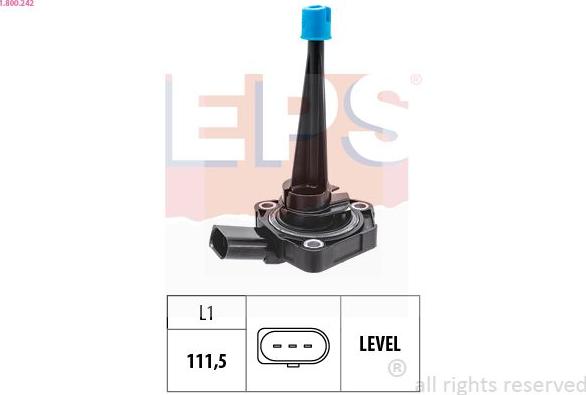 MDR EPS-1800 242 - Датчик, рівень моторного масла autocars.com.ua