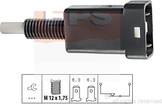 MDR EPS-1810 003 - Выключатель фонаря сигнала торможения autodnr.net