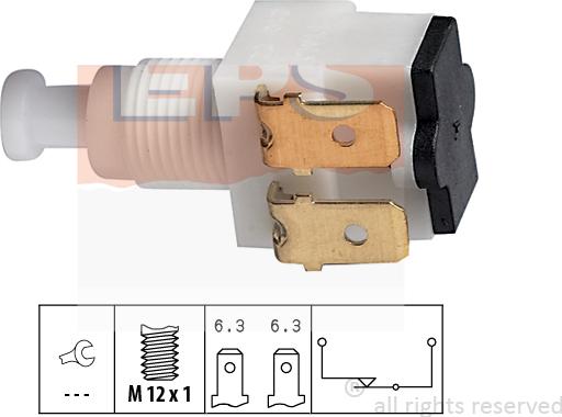 MDR EPS-1810 010 - Вимикач ліхтаря сигналу гальмування autocars.com.ua