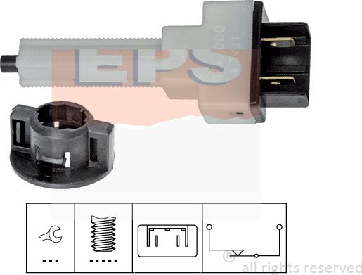 MDR EPS-1810 080 - Вимикач ліхтаря сигналу гальмування autocars.com.ua