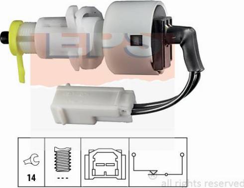 MDR EPS-1810 147 - Выключатель фонаря сигнала торможения autodnr.net