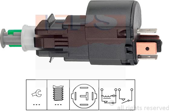 MDR EPS-1810 163 - Выключатель фонаря сигнала торможения autodnr.net