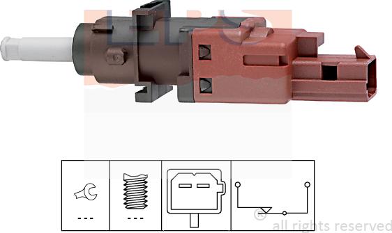 MDR EPS-1810 170 - Выключатель, привод сцепления (управление двигателем) autodnr.net