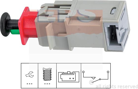 MDR EPS-1810 207 - Выключатель, привод сцепления (управление двигателем) autodnr.net