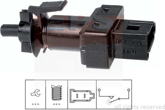 MDR EPS-1810 222 - Выключатель, привод сцепления (управление двигателем) autodnr.net