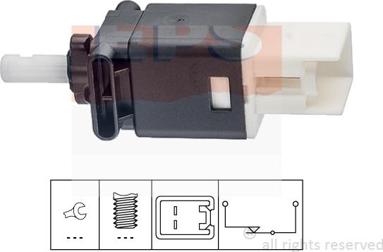 MDR EPS-1810 269 - Вимикач ліхтаря сигналу гальмування autocars.com.ua