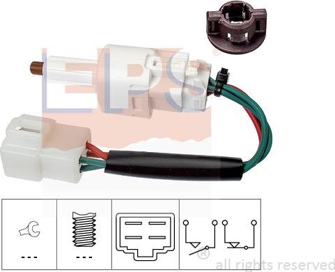 MDR EPS-1810 273 - Вимикач ліхтаря сигналу гальмування autocars.com.ua