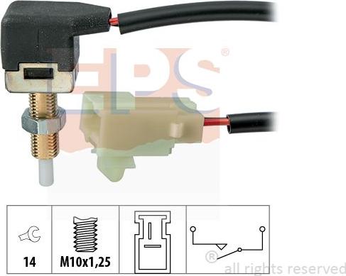 MDR EPS-1810 298 - Вимикач, привід зчеплення (управління двигуном) autocars.com.ua