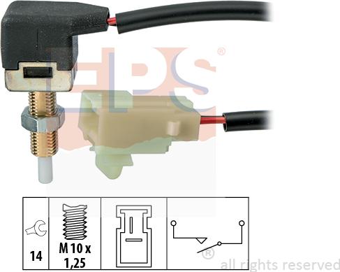 MDR EPS-1810 298 - Вимикач, привід зчеплення (управління двигуном) autocars.com.ua