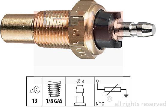 MDR EPS-1830 052 - Датчик, температура охлаждающей жидкости autodnr.net