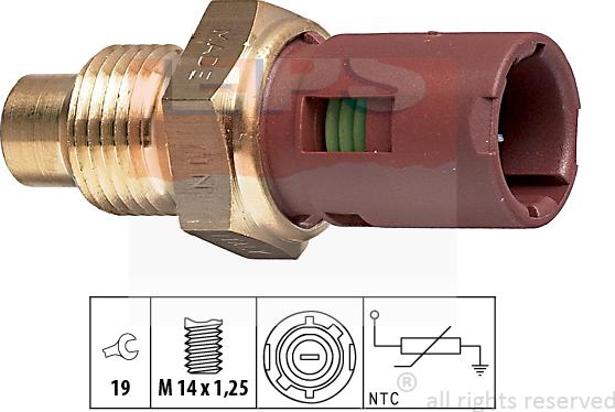 MDR EPS-1830 094 - Датчик, температура охолоджуючої рідини autocars.com.ua