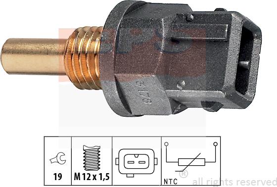 MDR EPS-1830 178 - Датчик, температура охлаждающей жидкости autodnr.net