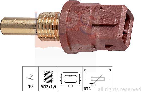 MDR EPS-1830 248 - Датчик, температура охолоджуючої рідини autocars.com.ua