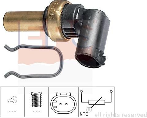 MDR EPS-1830 300 - Датчик, температура масла autocars.com.ua