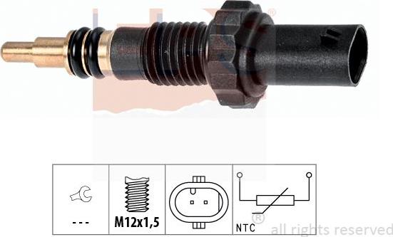 MDR EPS-1830 348 - Датчик, температура охлаждающей жидкости autodnr.net