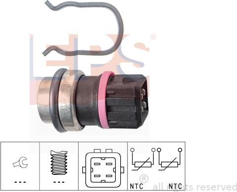 MDR EPS-1830 353 - Датчик, температура охлаждающей жидкости autodnr.net