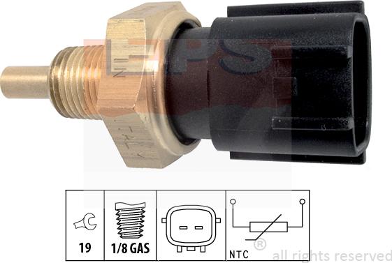 MDR EPS-1830 358 - Датчик, температура охолоджуючої рідини autocars.com.ua