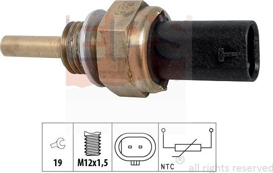 MDR EPS-1830 379 - Датчик, температура охлаждающей жидкости autodnr.net