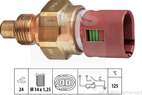 MDR EPS-1830 532 - Датчик, температура охлаждающей жидкости autodnr.net