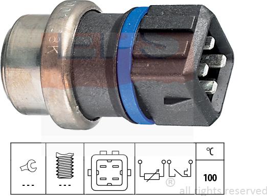 MDR EPS-1830 536 - Датчик, температура охлаждающей жидкости autodnr.net