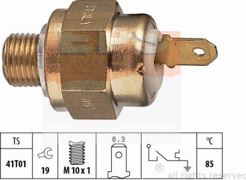 MDR EPS-1840 084 - Датчик, температура охолоджуючої рідини autocars.com.ua