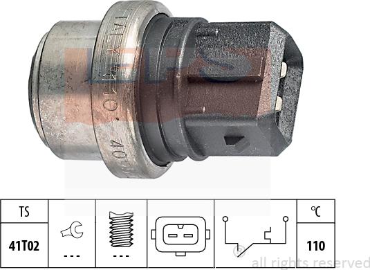 MDR EPS-1840 095 - Датчик, температура охолоджуючої рідини autocars.com.ua