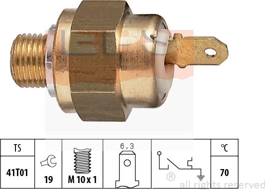 MDR EPS-1840 100 - Датчик, температура охолоджуючої рідини autocars.com.ua